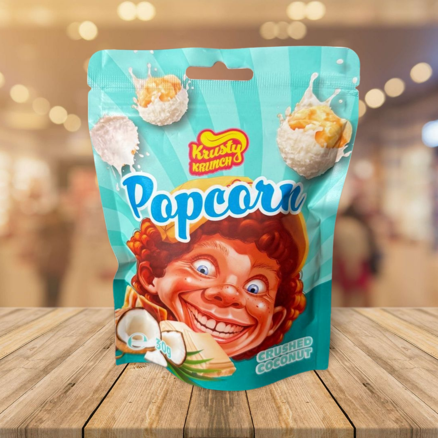 Krusty Crunch Popcorn Crushed Coconut 30g