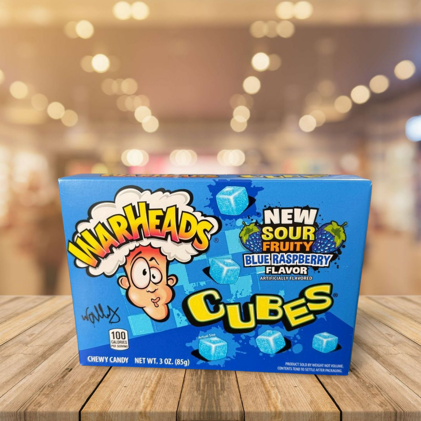Warheads Cubes Blue Raspberry 85g