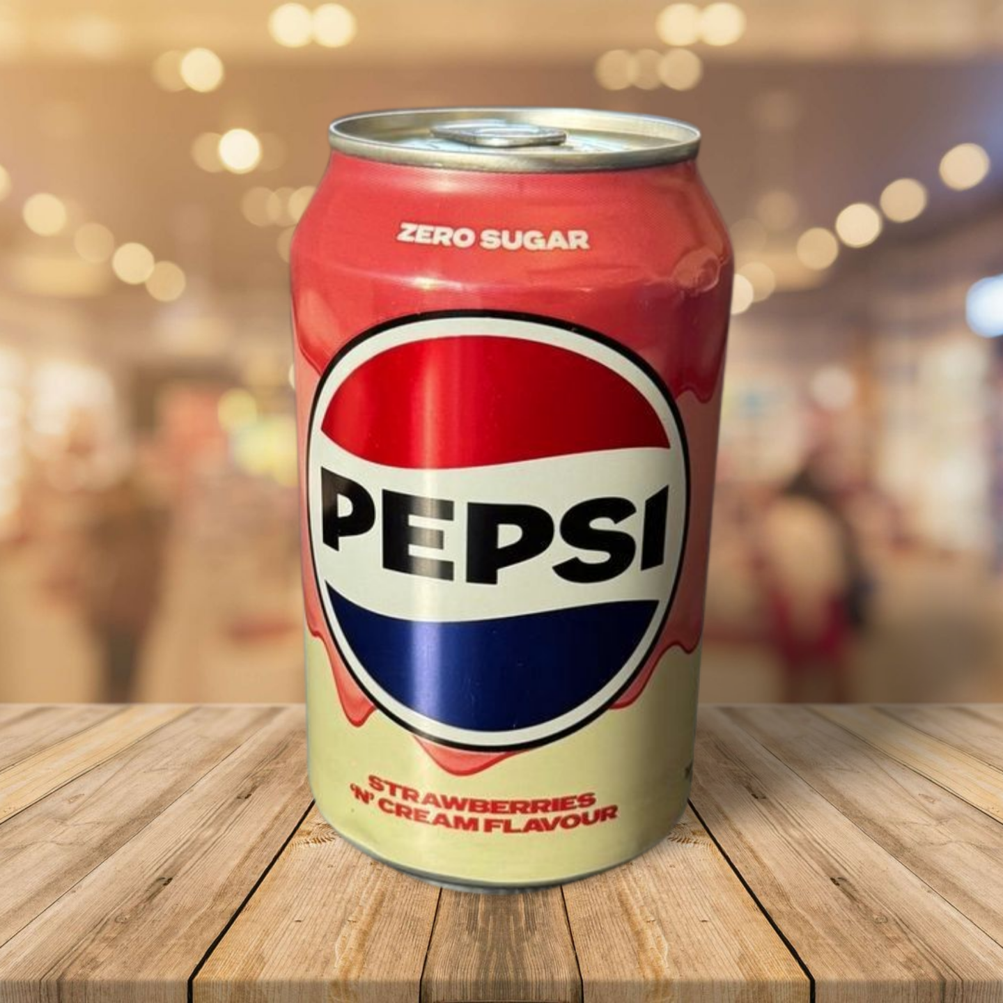 Pepsi Strawberry & Cream Zero Sugar 330ml.