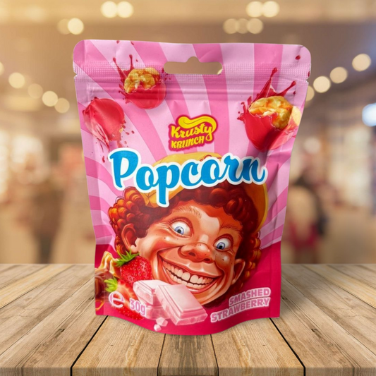 Krusty Crunch Popcorn Smashed Strawberry 30g
