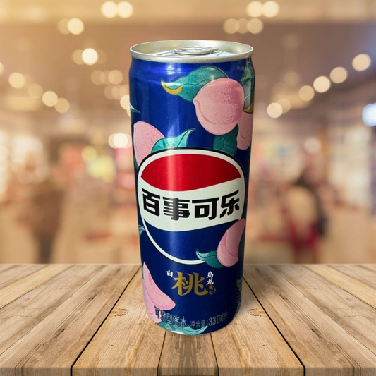Pepsi White Peach 330ml. China