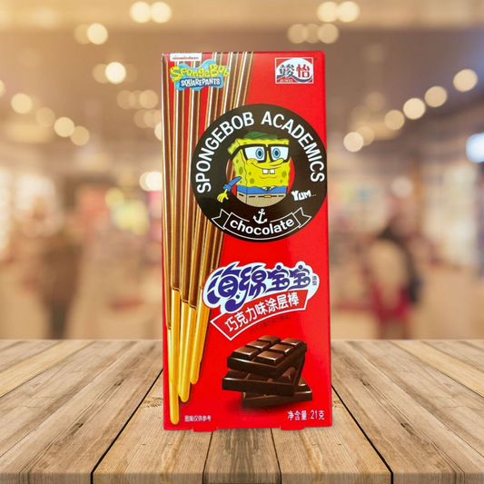 Spongebob Academics Keksstäbchen mit Schokoladenüberzug 21g